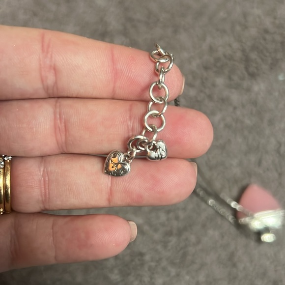 Brighton, pink heart necklace - Picture 3 of 3